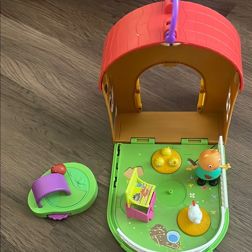 PEPPA PIG PETTING FARM PRESCHOOL PLAY SET CHILDREN TOY
